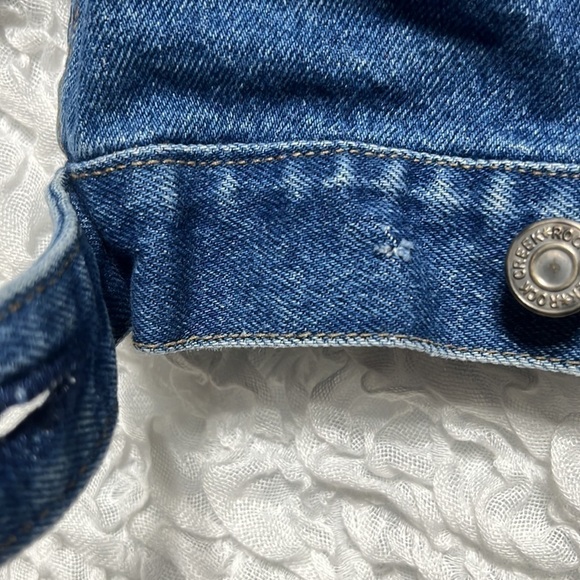 ROCK CREEK VINTAGE EMBROIDERED WOMENS DENIM JACKET, SIZE 3X - Picture 8 of 11